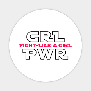 Cool Tees Girl Power Women's Geek Magnet